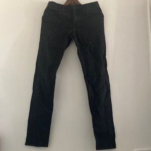 Uniqlo black straight jeans